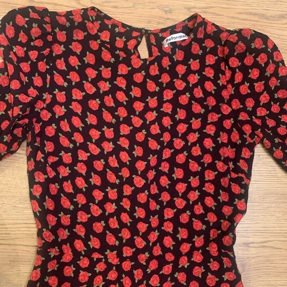 NEW Reformation Doutzen Minidress sz 10 - Picture 7 of 8